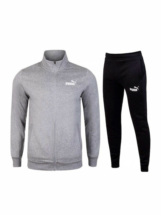 Tracksuit with Elastic Gray - Black