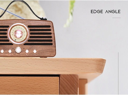 Newrixing NR-4013 Bluetooth-Lautsprecher 10W mit Radio Braun
