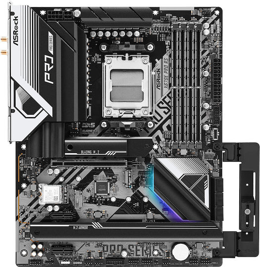 ASRock X670E Pro RS Wi-Fi Дънна платка ATX с AMD AM5 Сокет