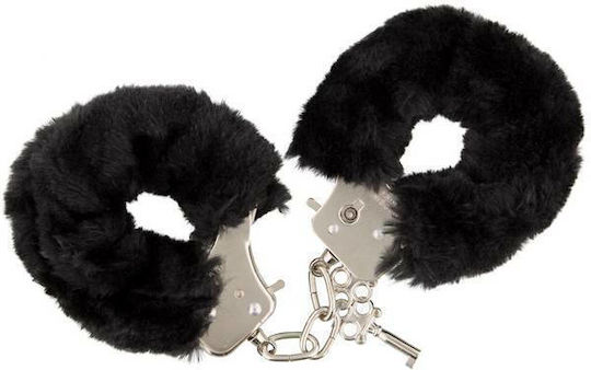 Guilty Pleasure Furry Handcuffs Χειροπέδες σε Μαύρο Χρώμα