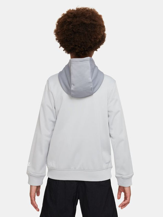 Nike Παιδική Ζακέτα Φούτερ Sportswear Γκρι