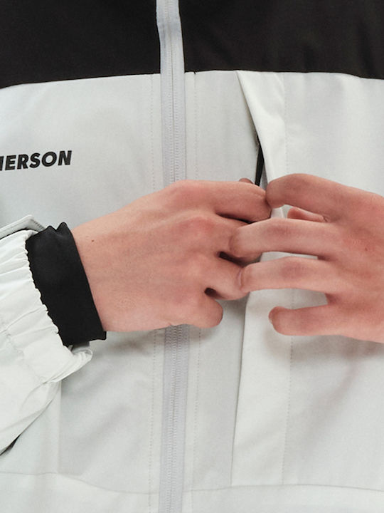 Winter Jacket Ice White / Black