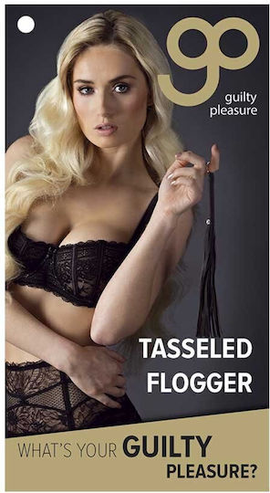 Guilty Pleasure Leather Whip Μαστίγιο Black