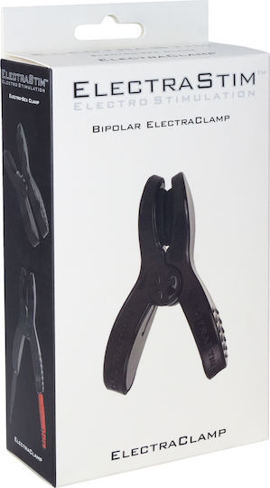 Electrastim Bipolar ElectraClamp für Elektrostimulation in Schwarz Farbe