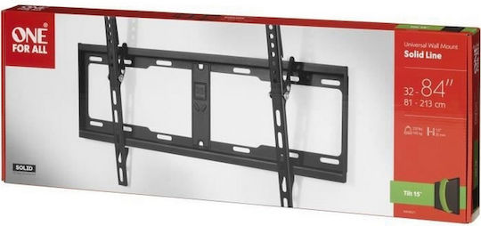 One For All WM 4621 Βάση Τηλεόρασης Τοίχου έως 84" και 100kg