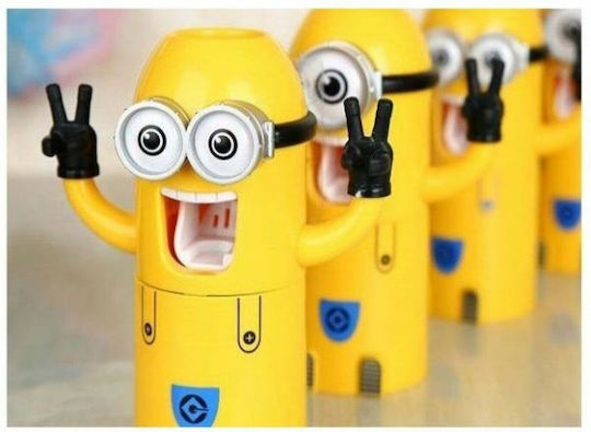 Minions Baza de susținere a periuței de dinți Plastic Galbenă
