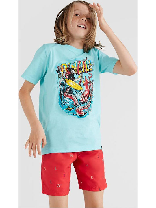 Παιδικό T-shirt Τιρκουάζ