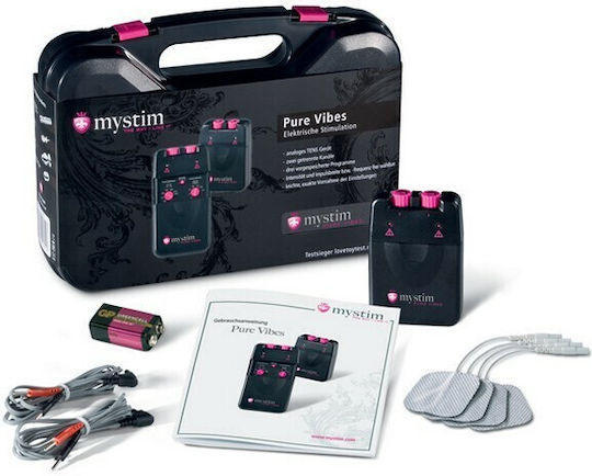Mystim Pure Vibes για Ηλεκτροδιέγερση σε Μαύρο Χρώμα 4τμχ