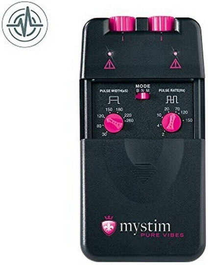 Mystim Pure Vibes για Ηλεκτροδιέγερση σε Μαύρο Χρώμα 4τμχ