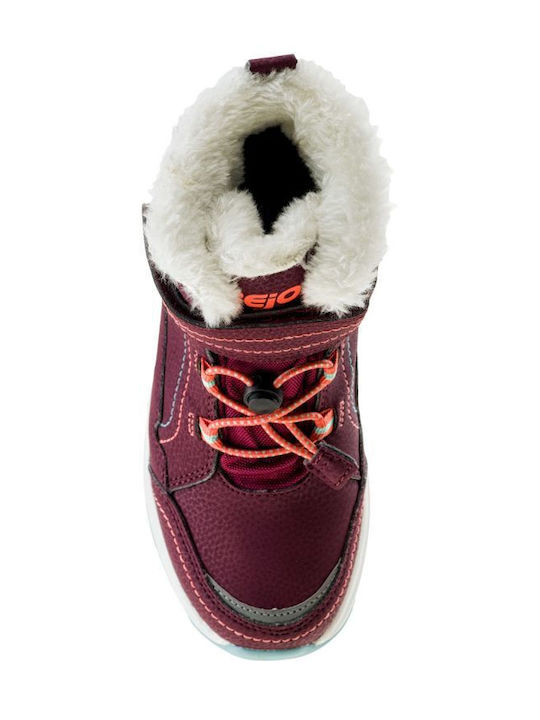 Dibis Jr Kids Boots with Hoop & Loop Closure Purple