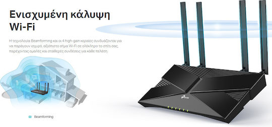 TP-LINK Archer AX10 v1.2 Wireless Router Wi‑Fi 6 with 4 Gigabit Ports