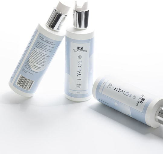 Ultima Derma Hyalos Υγρό Καθαρισμού Προσώπου 200ml