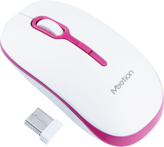 Meetion MT-R547 Kabellos Maus White/Red