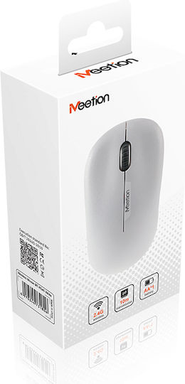 Meetion MT-R545 Ασύρματο Ποντίκι Λευκό