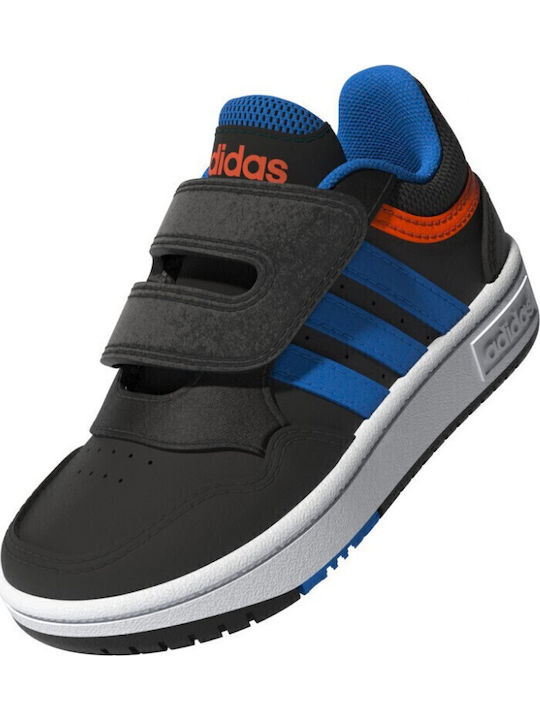 Hoops Hoops 3.0 CF Kids Sports Shoes Basketball with Hoop & Loop Closure Black