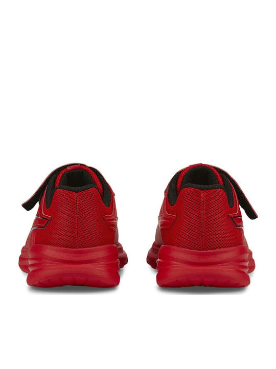Transport Ac Kids Sports Shoes Running with Hoop & Loop Closure Red