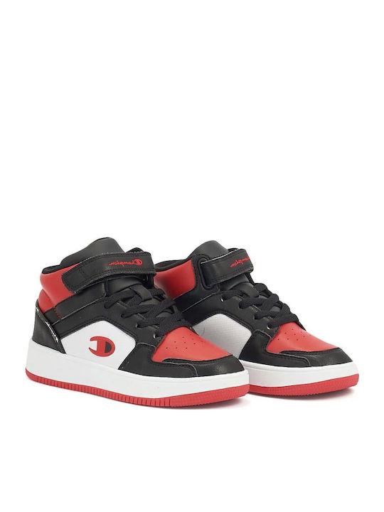Rebound 2.0 Mid Kids Sports Shoes Basketball with Hoop & Loop Closure Multicolour
