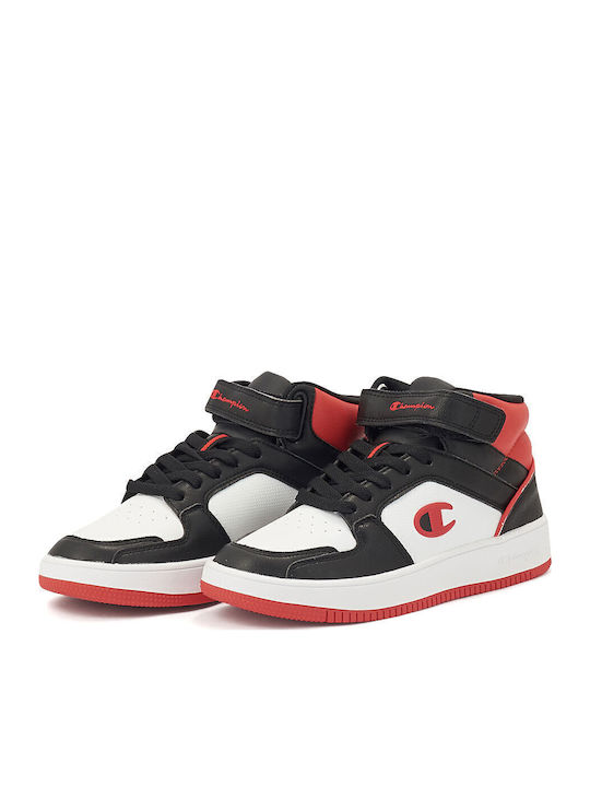 Rebound 2.0 Mid Kids Sports Shoes Basketball with Hoop & Loop Closure Multicolour