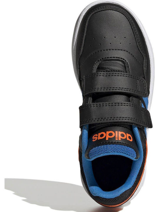 Hoops 3.0 Cf Kids Sneakers with Hoop & Loop Closure Black