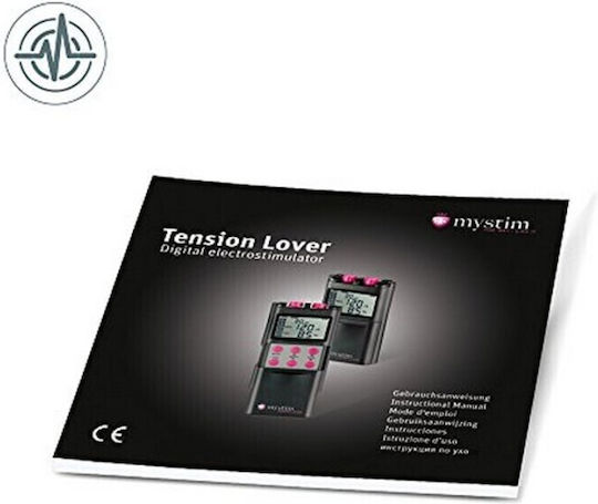 Mystim Tension Lover for Electro-stimulation in Black Color 9pcs