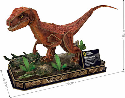 Velociraptor Puzzle 3D 63 Bucăți