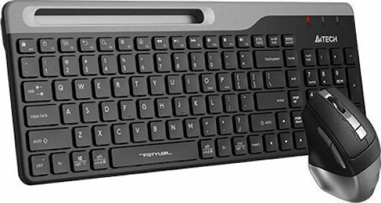 A4Tech Fstyler Combo FB2535C Ασύρματο Bluetooth Σετ Πληκτρολόγιο & Ποντίκι Ελληνικό
