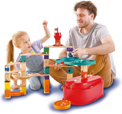 Hape Wooden Construction Toy Quadrilla Marble Run Kid 4++ years