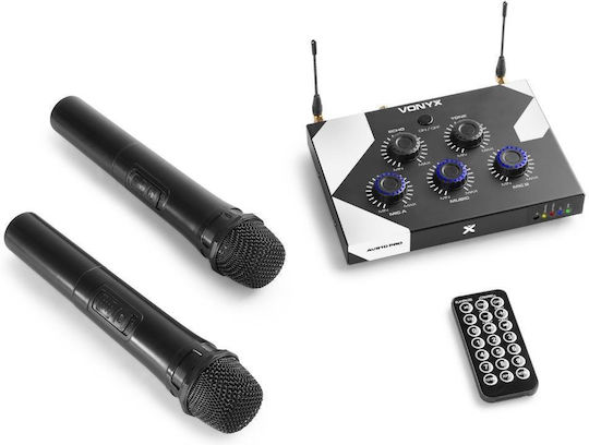 Vonyx Ηχείο Karaoke με Ασύρματα Μικρόφωνα AV510 103.115 Μαύρο