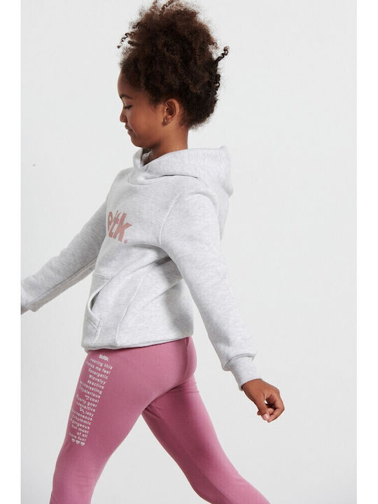Kids Sweatshirt with Hood and Pockets Gray