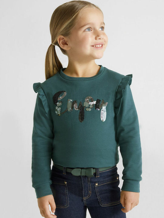 Kinder-Sweatshirt Grün Enjoy
