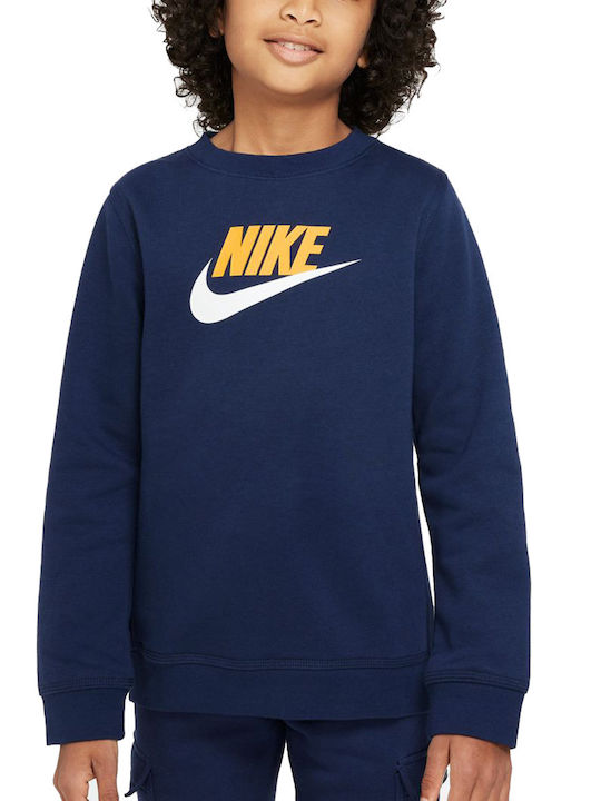 Fleece Παιδικό Φούτερ Navy Μπλε Sportswear Club