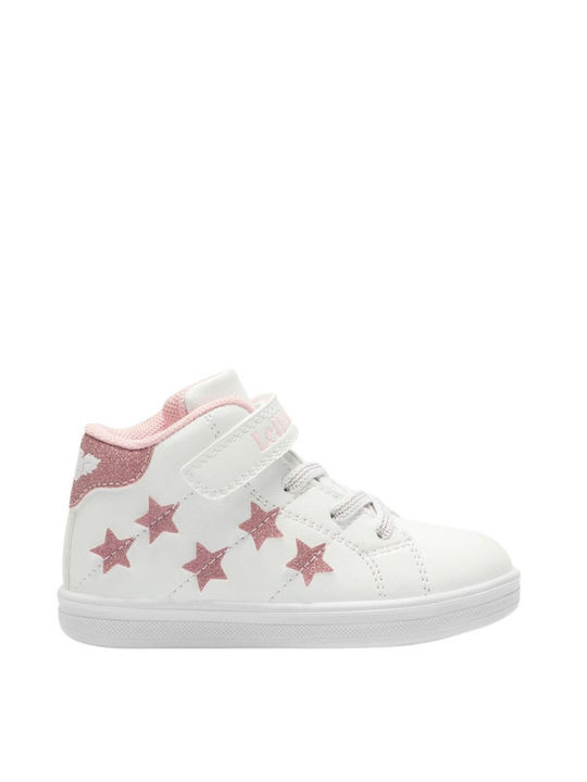 Lelli Kelly Kids Anatomic High Sneakers for Girls with Laces & Strap White