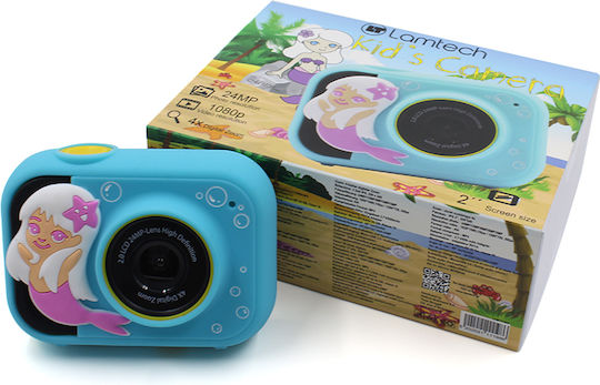Lamtech Kid Camera Action Camera Full HD (1080p) with Screen 2" Blue