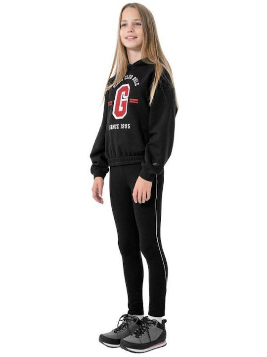 Kids Sweatshirt with Hood Black
