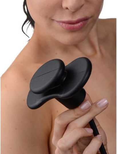 XR Master Series Inflatable Butterfly Gag Knebel in Schwarz Farbe