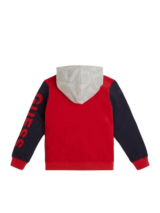 Kids Sweatshirt with Hood Red