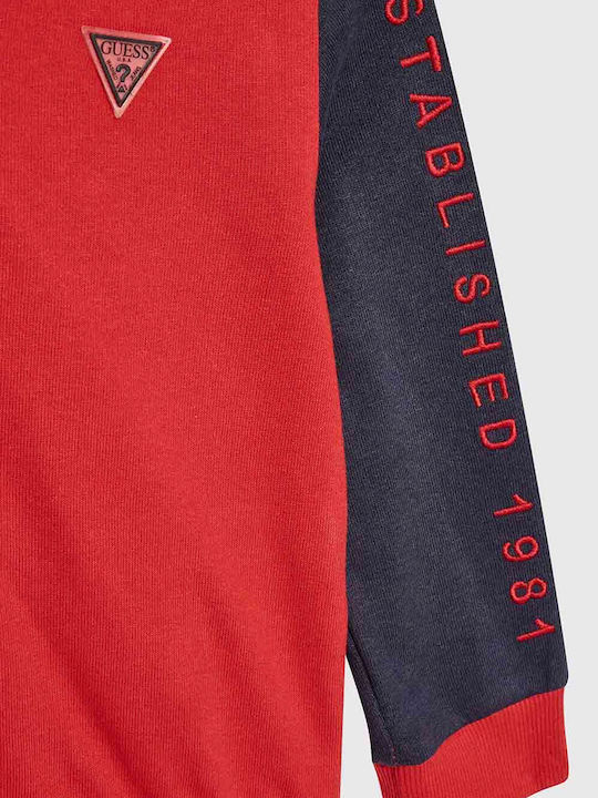 Kids Sweatshirt with Hood Red