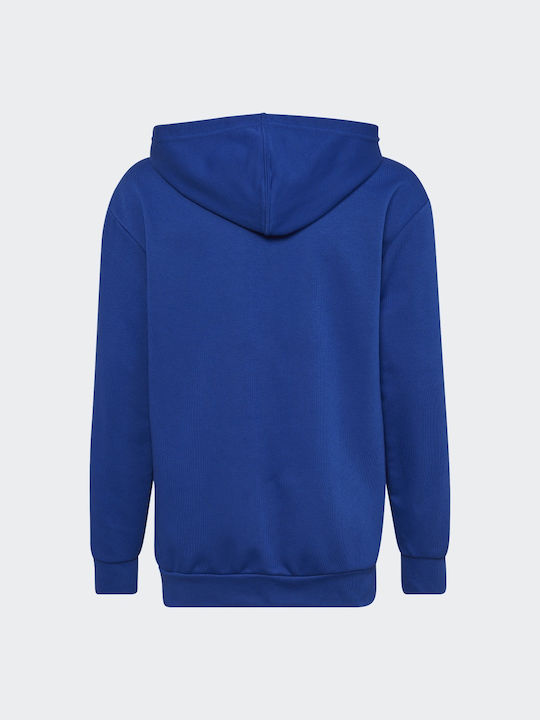 adidas Kids Sweatshirt with Hood and Pockets Blue