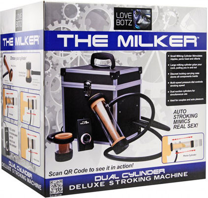 XR Lovebotz Milker Automatic Deluxe Stroker Machine Sexmöbel in Transparent Farbe