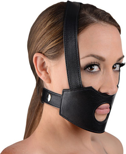 XR Master Series Face Fuk II Dildo Face Harness Knebel in Schwarz Farbe