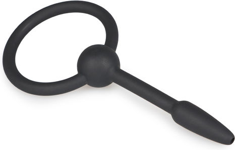 Sinner Gear Small Silicone Penis Plug Spreizer in Schwarz Farbe