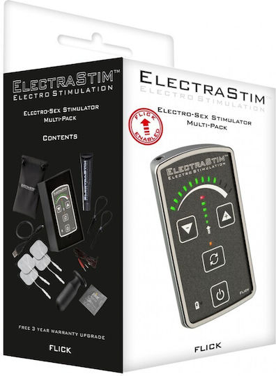 Electrastim Flick Stimulation Multi-Pack για Ηλεκτροδιέγερση σε Μαύρο Χρώμα 4τμχ