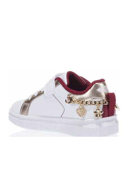 Gioiello Kids Sneakers with Scratch White
