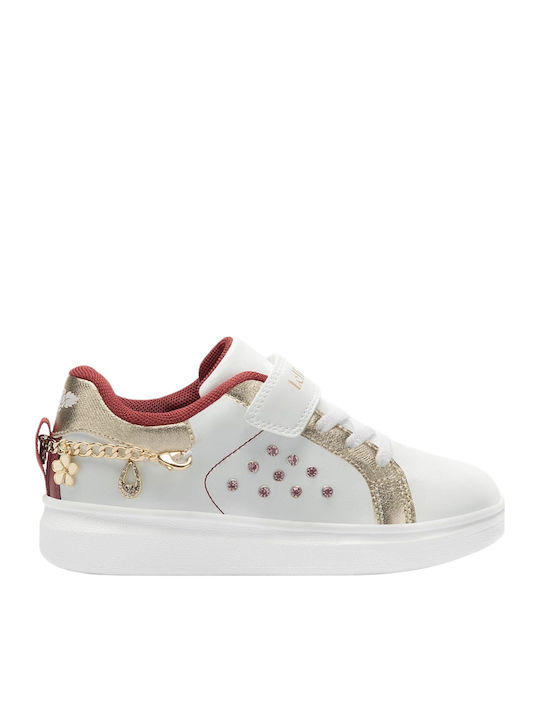 Gioiello Kids Sneakers with Scratch White