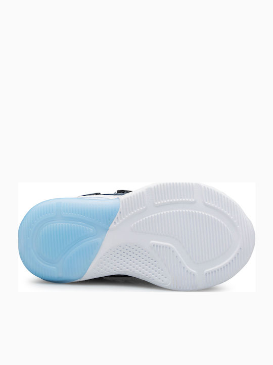 Spectrolite Pu Kids Sneakers with Scratch Blue