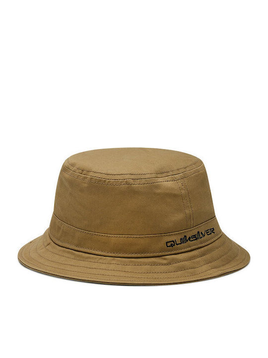 Quiksilver Blown Out Fabric Men's Hat Bucket Style Beige
