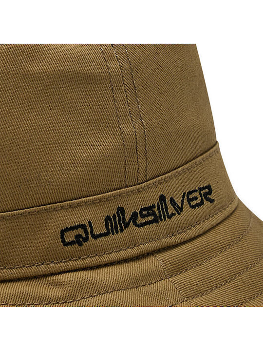 Quiksilver Blown Out Fabric Men's Hat Bucket Style Beige