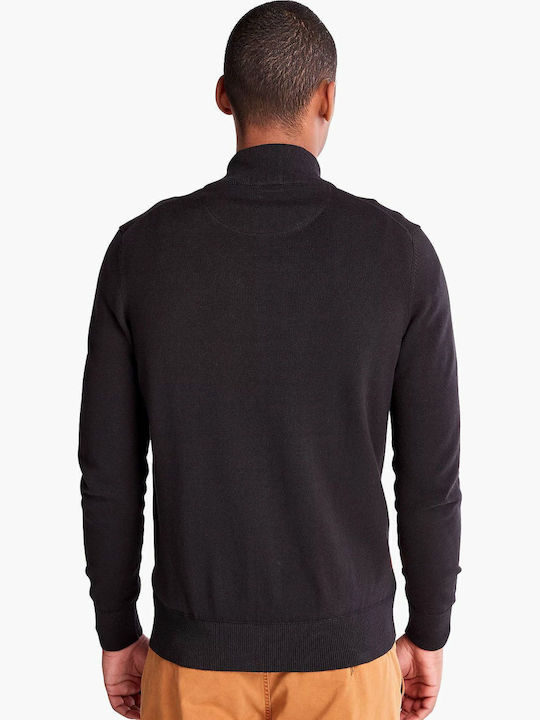 Williams River Full Zip Ανδρική Ζακέτα Πλεκτή Μαύρη