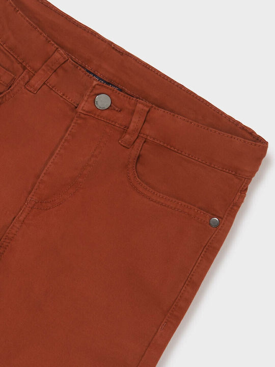 Mayoral Kids' Jeans Trousers Brown