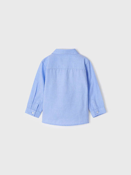 Mayoral Kids One Color Shirt Light Blue